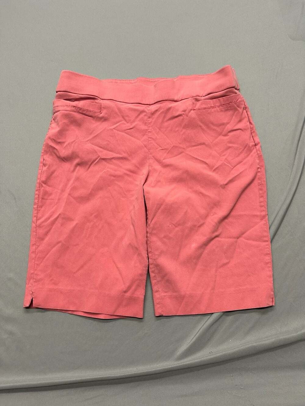 Briggs Pink Pull-On Chino Shorts Women's Size 14